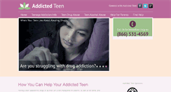 Desktop Screenshot of addictedteen.com